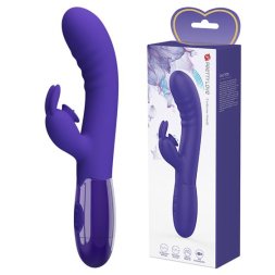 Вибратор кролик - Pretty Love Cerberus Licking Vibrator Blue