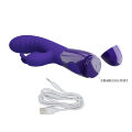 Вибратор кролик - Pretty Love Cerberus Licking Vibrator Blue