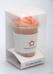 Мастурбатор-вагіна Naked Factory Cup Sleeve V - 4, наскрізний