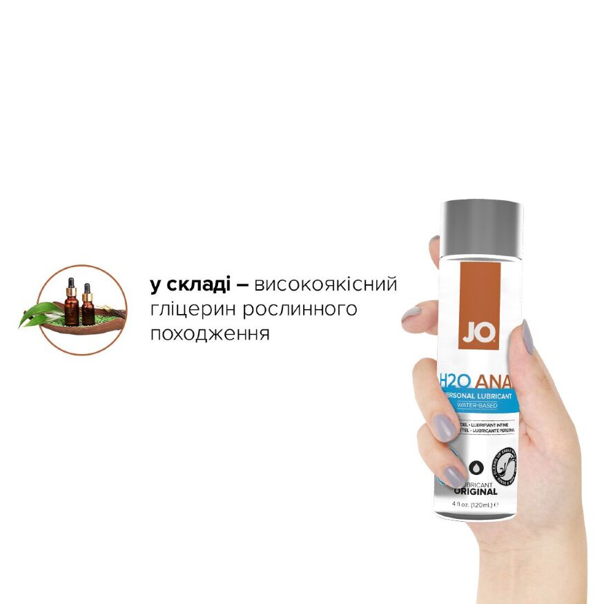 Комплект System JO GWP - H2O Anal Original Lubricant 120 мл + Misting Toy Cleaner 120 мл