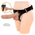 Страпон с членом на присоске - Pretty Love Harness Briefs Jerry 7.6"