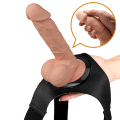 Страпон с членом на присоске - Pretty Love Harness Briefs Jerry 7.6"