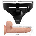 Страпон с членом на присоске - Pretty Love Harness Briefs Jerry 7.6"