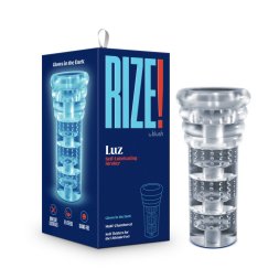 Мастурбатор Blush Rize – Luz Glow in the Dark Masturbator – Clear, всасывание, светящийся в темноте