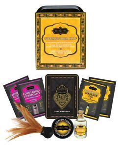 Мини набор интимной косметики Kama Sutra  Weekender Kit, Кокос и Ананас