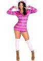 Комбінезон-костюм кішечки Leg Avenue Comfy Cheshire L, з капюшоном