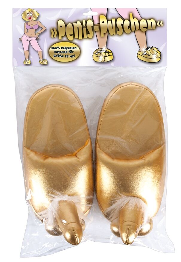 Тапочки - Golden Penis Puschen