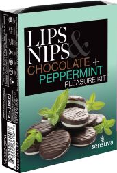 Подарочный набор Sensuva Lips &amp; Nips Pleasure Kit - Chocolate Peppermint 2 x 4г