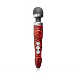 Вибромассажер DOXY Die Cast 3R ROSE PATTERN, очень мощный, металлический корпус
