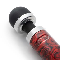 Вибромассажер DOXY Die Cast 3R ROSE PATTERN, очень мощный, металлический корпус
