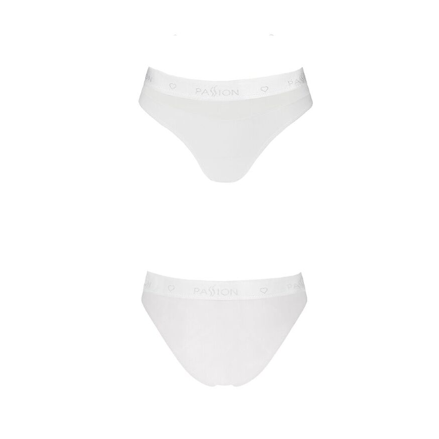 Трусики с прозрачной вставкой PS006 PANTIES white L - Passion