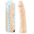 Удлиняющая насадка на пенис телесного цвета Silicone Extension Flesh
