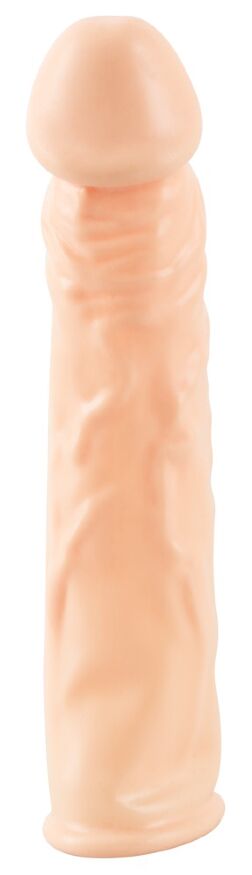 Удлиняющая насадка на пенис телесного цвета Silicone Extension Flesh