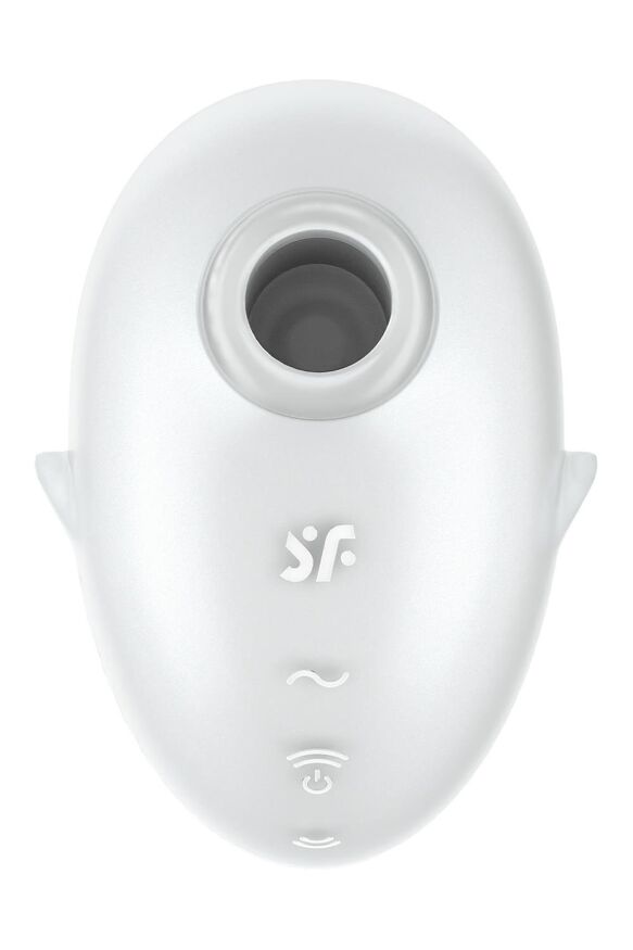 Вакуумный стимулятор вибратор Satisfyer Cutie Ghost белый, 9.1 см