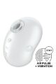 Вакуумный стимулятор вибратор Satisfyer Cutie Ghost белый, 9.1 см