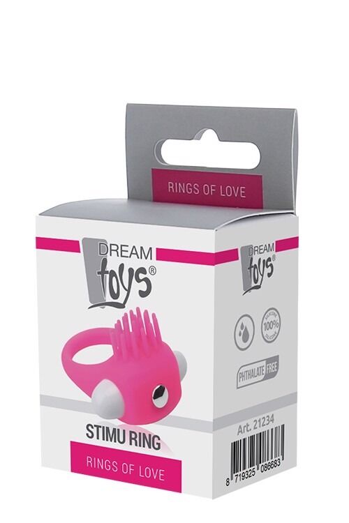 Ерекційне віброкільце LIT-UP SILICONE STIMU RING 5 PINK
