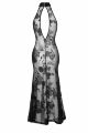 Длинное сетчатое платье Noir Handmade F239 Long tulle dress, XXL