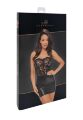 Платье Noir Handmade F300 Solace, S, кружево, корсетный верх, шнуровка сзади, юбка мини под латекс