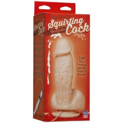 Фалоімітатор, що кінчає Doc Johnson The Amazing Squirting Realistic Cock, ПВХ, діаметр 5,1см