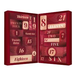 Адвент-календар Dream Toys Pleasure Box, красный, 24 предмета