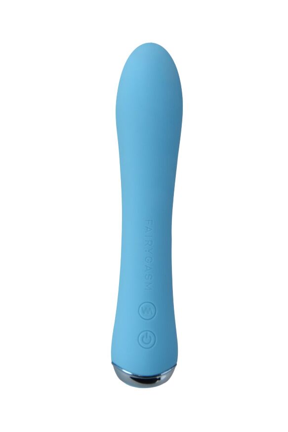 Вибратор с подогревом FairyGasm WowGenie blue, подогрев до 42 °C