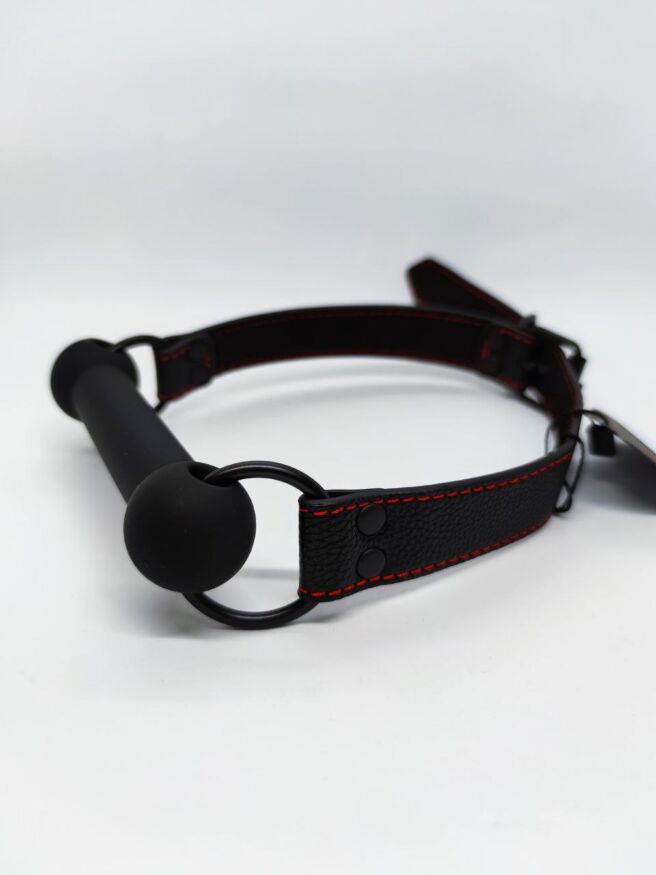 Кляп DS Fetish Mouth silicone gag black