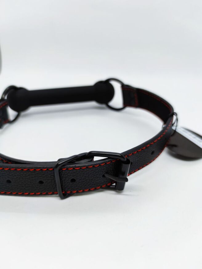 Кляп DS Fetish Mouth silicone gag black
