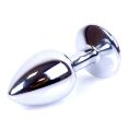 Анальная пробка Boss Series - Jewellery Silver PLUG Pink S, BS6400008