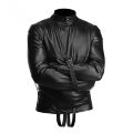 AF569-Large Смирительная мужская рубашка Xr Brands, искусственная кожа, черная, L