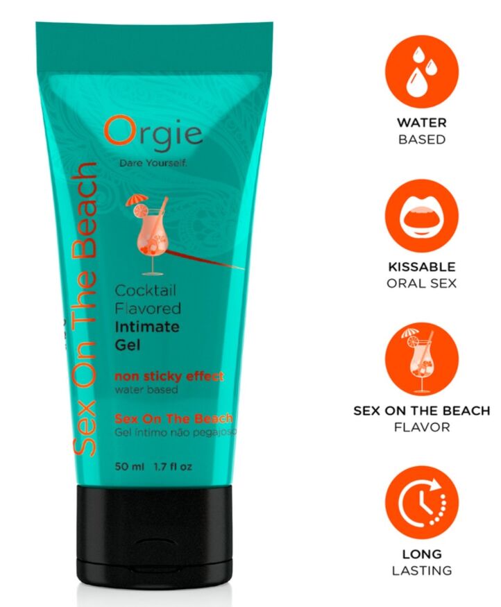 Оральный лубрикант Orgie Cocktail Flavored Intimate Gel - Sex On The Beach, 50 ml