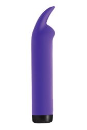 Вибратор S Pleasures Bullets Amethyst, фиолетовый, с двумя отростками, 10 режимов, диаметр 3,1 см