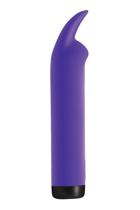 Вибратор S Pleasures Bullets Amethyst, фиолетовый, с двумя отростками, 10 режимов, диаметр 3,1 см