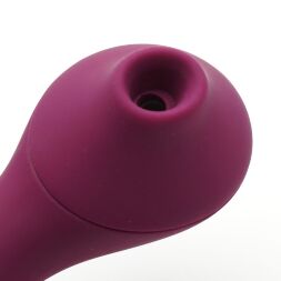Вакуумний вібратор KISTOY Polly Plus Purple з підігрівом