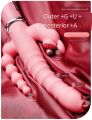 Вагинальный, клиторальный, анальный вибратор "Womans touch", 12 режимов вибрации, цвет розовый