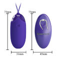 Віброяйце з 12 різними варіантами вібрації Pretty Love Berger Youth wireless egg Blue