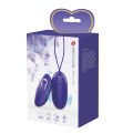 Віброяйце з 12 різними варіантами вібрації Pretty Love Berger Youth wireless egg Blue