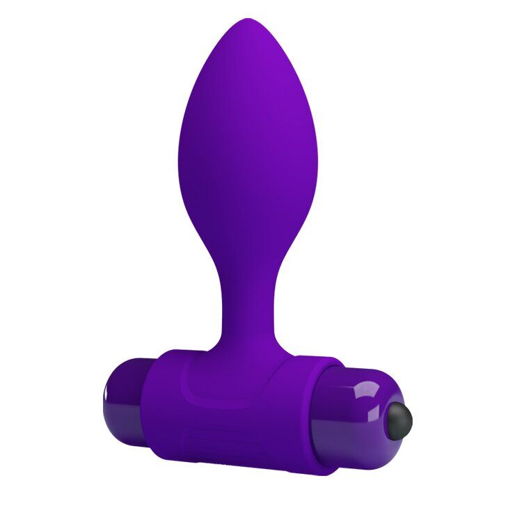Силиконовая вибропробка Pretty Love « Vibro but plag » BI-040077-1