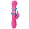 Вибратор с стимулятором клитора и ротацией " Molly " BI-014692-1