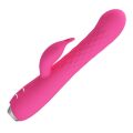Вибратор с стимулятором клитора и ротацией " Molly " BI-014692-1