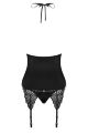 Корсет Obsessive 828-COR-1 corset &amp; thong L/XL
