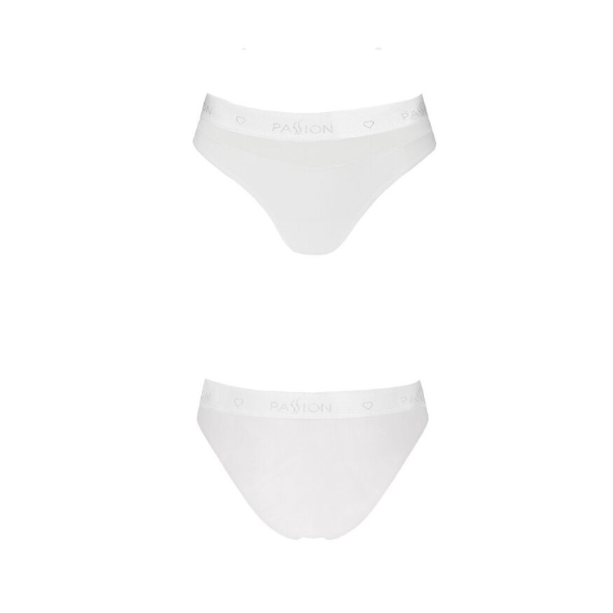 Трусики с прозрачной вставкой PS006 PANTIES white M - Passion