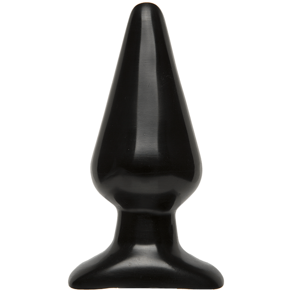Анальна пробка Doc Johnson Smooth Classic Large - Black, макс. діаметр 5,7 см