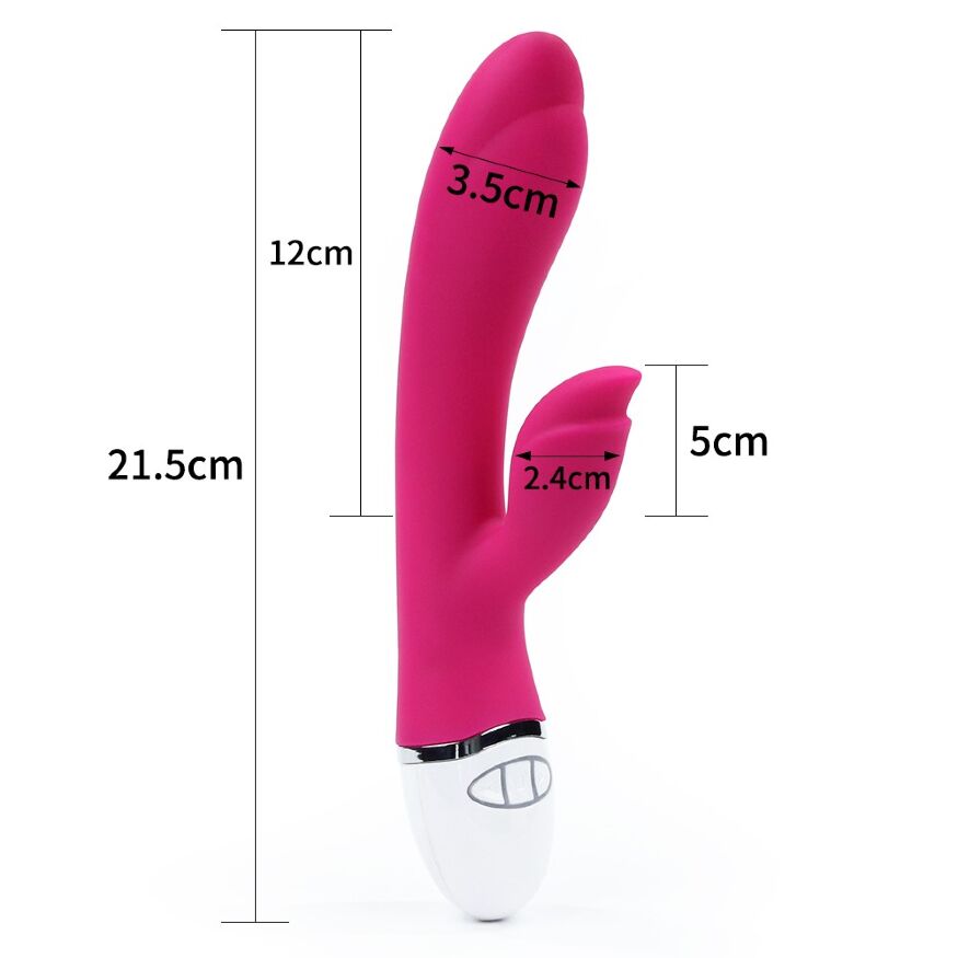 Водонепроницаемый вибратор розового цвета Dreamer II Vibrator Rose Red