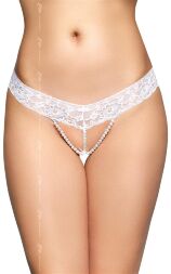 Жіночі стрінги - G-String 2491, white - S/M