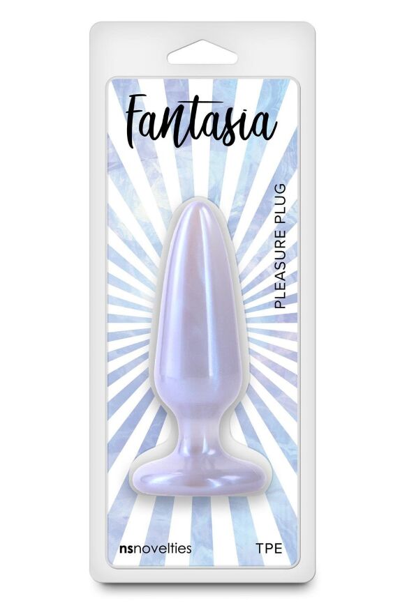 Анальная пробка NS Novelties Fantasia Pleasure Small фиолетовая, 10.3 см