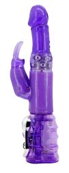 Вибратор с стимулятором клитора и функцией ротации BAILE - TRAVEL PARTNER Purple, BW-020236R