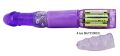 Вибратор с стимулятором клитора и функцией ротации BAILE - TRAVEL PARTNER Purple, BW-020236R