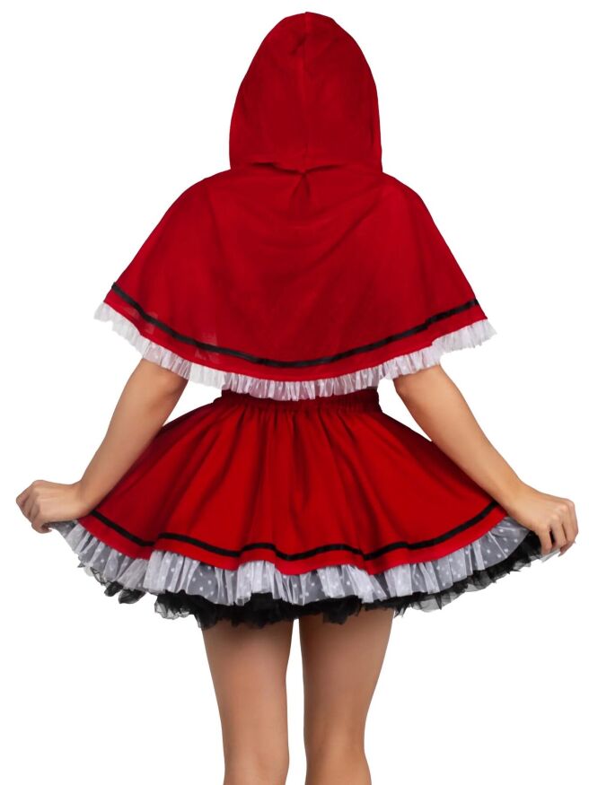 Костюм Красной Шапочки Leg Avenue Flirty Miss Red Top and Skirt L