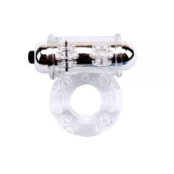 Ерекційне віброкільце Chisa Get Lock Vibrating Bull Ring, прозоре