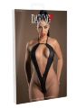Боді в дрібну сітку із завищеною талією Daring Intimates, чорний